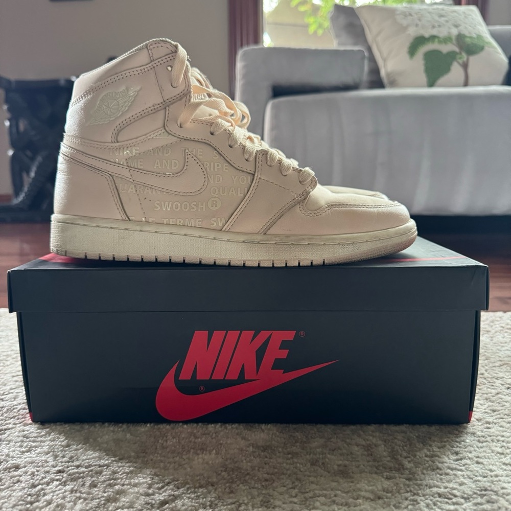 Authentic Nike Air Jordan 1 Retro Pink Sails Men’s Size 8.5 Women’s Size 10